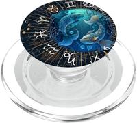 Cool Zodiac Sign Case Design Pisces PopSockets PopGrip for MagSafe