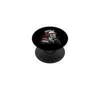 Cool Zombie with Headphones - Music & Dark Humour Design PopSockets Adhesive PopGrip
