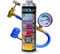 COOL5 R12/R134a 5-in-1 Aircon Recharge Kit + Hose (500ml) - AC Refill Bundle!