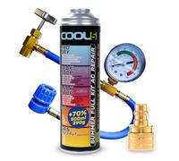 COOL5 R1234YF 5-in-1 Aircon Top Up + Hose + Adapter (500ml) - AC Refill Bundle!