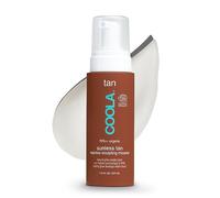 COOLA 70%+ Organic Sunless Tan Express Sculpting Mousse | Self Tan | Face Cream Tanning Lotion