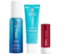 Coola - Bundles Trio: Classic Face Lotion SPF50 50ml, Mist SPF50 100ml & Mineral Liplux SPF30 Firecracker for Women