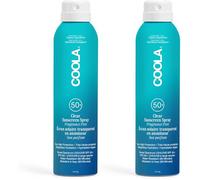 COOLA Classic/Clear Sunscreen Spray SPF50 Fragrance-Free (177 ml) (Pack of 2)