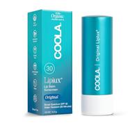 COOLA Organic Liplux Lip Balm and Sunscreen with SPF 30, Dermatologist Tested Lip Care for Daily Protection, Vegan and Gluten Free, 0.15 Oz