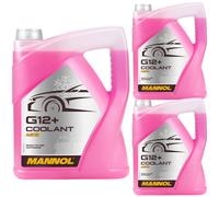 COOLANT ANTIFREEZE G12+ RED READY MIXED 5L LONG LIFE GERMAN HI SPEC 1-20 LITRES