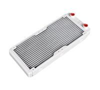 Coolant Expansion Tank 18 Waterways Water Cooling Radiator Aluminum 240 360 Cooler White For Heatsink Exchanger Liquid(AI-LW240-18W)