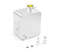 Coolant Expansion Tank 2L Litre Polished Alloy Header Expansion Water Tank & Cap WATER HEADER TANK Coolant Overflow Tank Reservoir Kit Coolant Tank