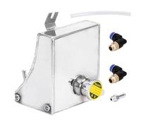 Coolant Expansion Tank Fit For Nissan 240SX VR-TK47 VR - 240SX S13 SR20DET KA24DE KA24E KA24 Aluminum Coolant Overflow Tank Reservoir Kit Coolant Overflow Tank(Silver)