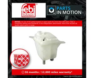 Coolant Expansion Tank fits AUDI 80 B4 2.6 92 to 96 ABC 8A0121403C Febi Quality