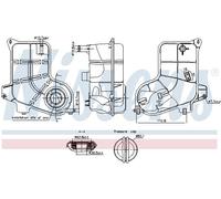 NISSENS 996311 Coolant expansion tank
