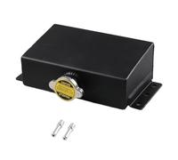 Coolant Expansion Tank Universal 1.6L Aluminum Coolant Expansion Fill Tank Overflow Reservoir Oil Catch Can Fuel Surge Tank Radiator Overflow Tank(Black)