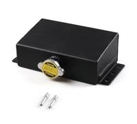 Coolant Expansion Tank Universal 1L Aluminum Coolant Expansion Fill Tank Overflow Reservoir Oil Catch Can Fuel Surge Tank Radiator Overflow Tank(Black)