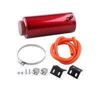 Coolant Expansion Tank Universal Coolant Radiator Coolant Tank 800ml Expansion Tank Cooling Catch Bottle Overflow Reservoir Aluminum Radiator Overflow Tank(Red)