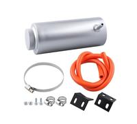 Coolant Expansion Tank Universal Coolant Radiator Coolant Tank 800ml Expansion Tank Cooling Catch Bottle Overflow Reservoir Aluminum(Silver)