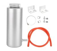 Coolant Expansion Tank Universal Coolant Radiator Tank 800ml Expansion Cooling Catch Bottle Overflow Reservoir Aluminum Car Accessories(Ivory)