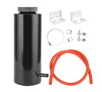 Coolant Expansion Tank Universal Coolant Radiator Tank 800ml Expansion Cooling Catch Bottle Overflow Reservoir Aluminum Car Accessories(Black)