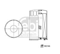 FEBI BILSTEIN 185166 Coolant Filter Replacement Spare Repair Quality Fits Man