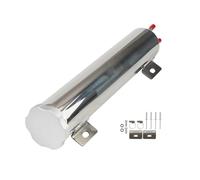 Coolant Header Tank Universal Radiator Coolant Overflow Puke Tank Professional Replace Parts with Install Hardware 12.7x2inch Radiator Header Tank