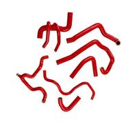 Coolant Hose Compatible with Peugeot 106 for GTI 16V Silicone Engine Radiator Coolant for Turbo Hose Water Tank Intercooler Pipe Parts Kit(Red)