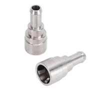 Coolant Hose Connector, Heater Hose Connector, Leak Proof Stainless Steel, Dimensions 3.4 x 7.5 x 1.8 cm