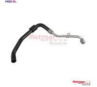 Cooling system pipe hose Exhaust Turbocharger Metal 4010403 METZGER for AUDI