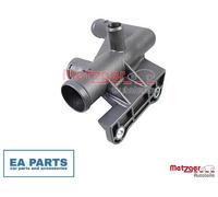 Coolant Pipe for VW METZGER 4010313 fits Cylinder Head, Longitudinal TOP