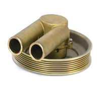 Coolant Pump For Volvo For Penta 3.0 4.3 5.0 5.7 Raw Sea Impeller Water Pump With Serpentine Pulley 21214599 Replace 3812693 3862482 3857202