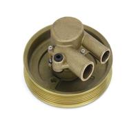 Coolant Pump For Volvo For Penta V6 V8 4.3 5.0 5.7 Raw Sea Impeller Water Pump With Serpentine Pulley 21212799 Replace 3812519
