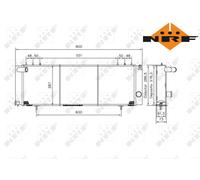 COOLANT RADIATOR 50231 NRF I
