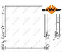 COOLANT RADIATOR 53041 NRF I