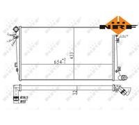COOLANT RADIATOR 53814A NRF I