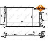 COOLANT RADIATOR 53963 NRF I