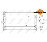 COOLANT RADIATOR 59089 NRF I