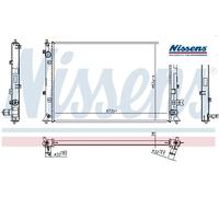 COOLANT RADIATOR 606297 NISSENS I