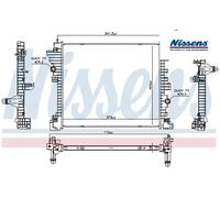 COOLANT RADIATOR 606568 NISSENS I
