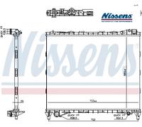 COOLANT RADIATOR 606799 NISSENS I