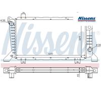 COOLANT RADIATOR 62241A NISSENS I