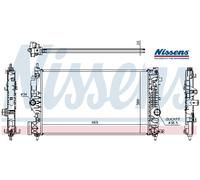 COOLANT RADIATOR 630764 NISSENS I
