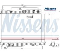 COOLANT RADIATOR 69233 NISSENS I