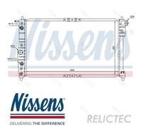 NISSENS 616671 Engine radiator