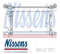 NISSENS 630732 Engine radiator