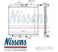 Coolant Radiator for Peugeot:307,SW 1331.SV 1330.99