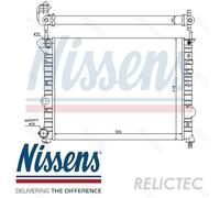 Coolant Radiator Lancia:LYBRA SW 46545309