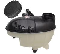 Coolant Radiator Tank Compatible With Benz For W222 X222 S350 S400 S450 S500 S550 S560 S600 S63 S65 2225000849 2225000949 Radiator Recovery Coolant Expansion Tank(1 Drain hole)