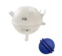 Coolant Radiator Tank Compatible With For Golf 2003-2009 For Passat 2005-2010 1K0121407 Engine Radiator Coolant Reservoir Expansion Bottle Overflow Tank 3B0121321