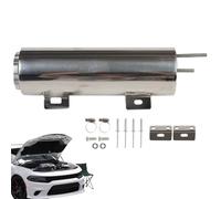 Coolant Recovery Tank, Polished Stainless Steel Overflow Tank, Easy Installation, Stylish Catch, Rust-Proof Car Modification Agent for Truck Vehicles