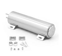Coolant Reservoir 3"x9" 3"x10" Polished Radiator Overflow Tank Bottle Catch Can Stainless Steel Car Modification Cooling Accessories(3inch with 10inch)