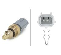Hella Coolant Temperature Sensor 6PT 009 309-571, 12V, 2-pin, Bolted/Plugged, with accessories