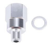 Coolant Temperature Sensor Adapter, Water Engine Swap, M12 External Thread Silver - Leakproof Precision, Durable Aluminum, Compatible with Gen III IV V LS Engines