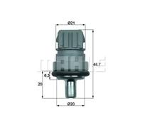 MAHLE TSE 1D Sensor, coolant temperature